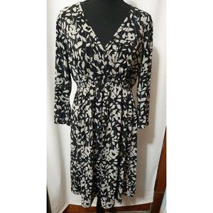 Oh Baby Black/Gray Size L Women's Dress